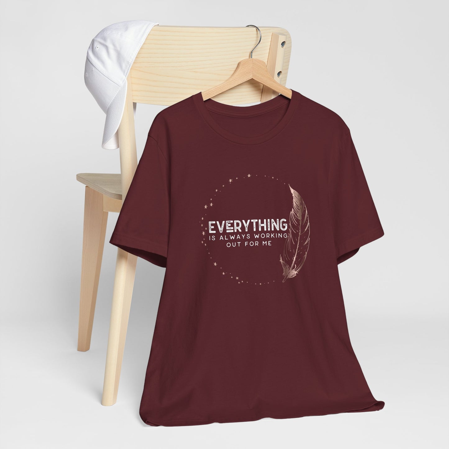INSPIRED Everything is always ... Jersey Short Sleeve Tee