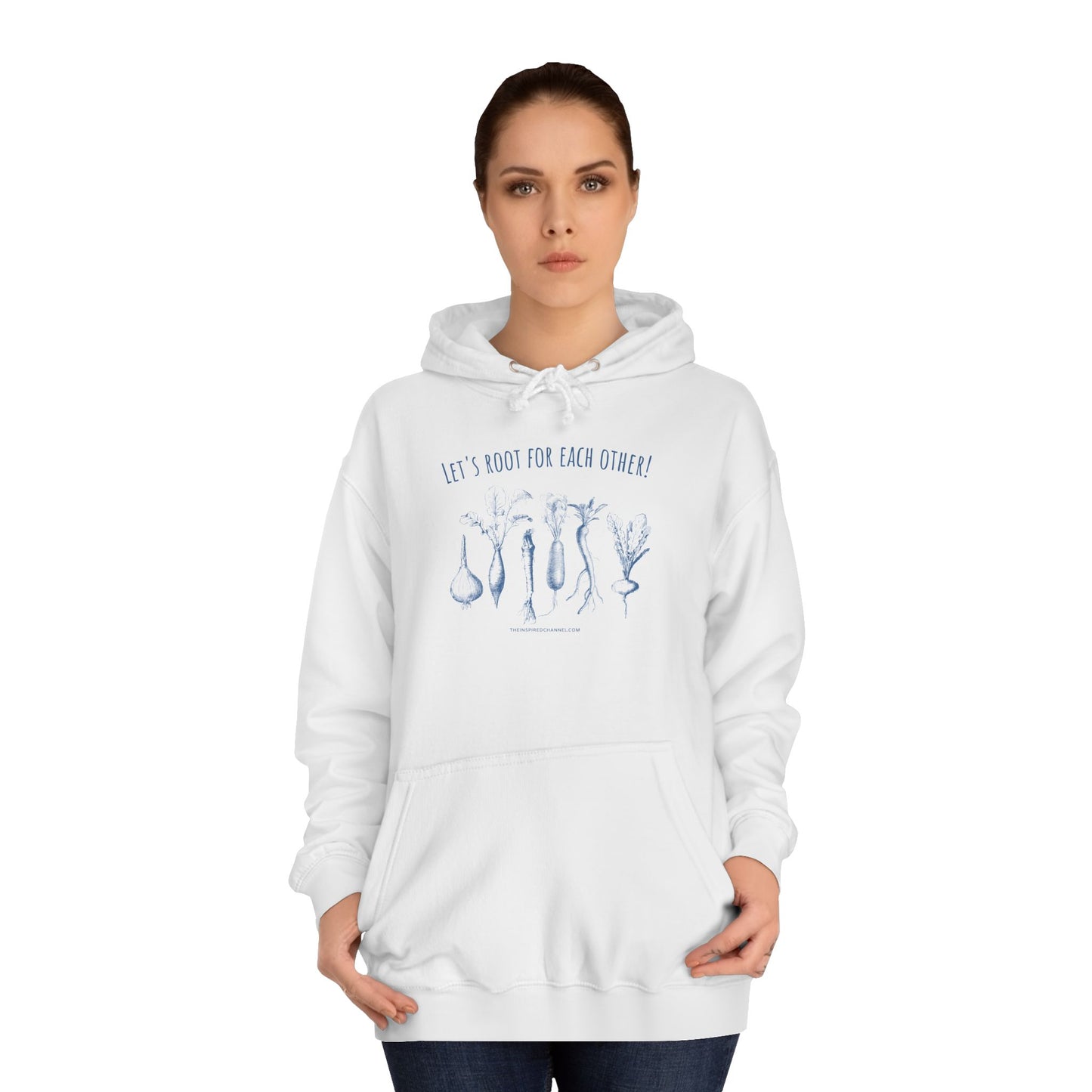 INSPIRED GARDEN L UNISEX College Hoodie