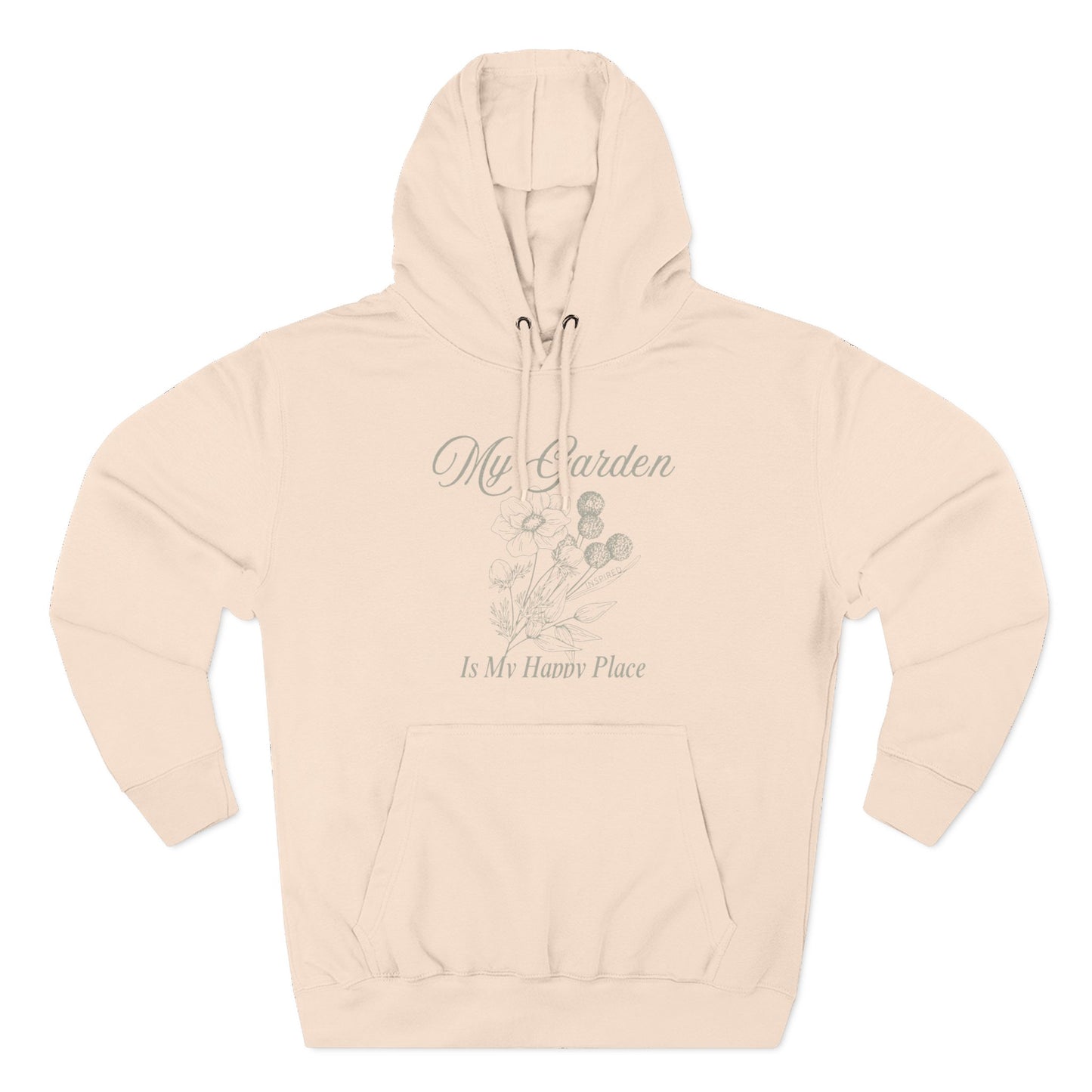 INSPIRED GARDEN M Fleece Hoodie UNISEX