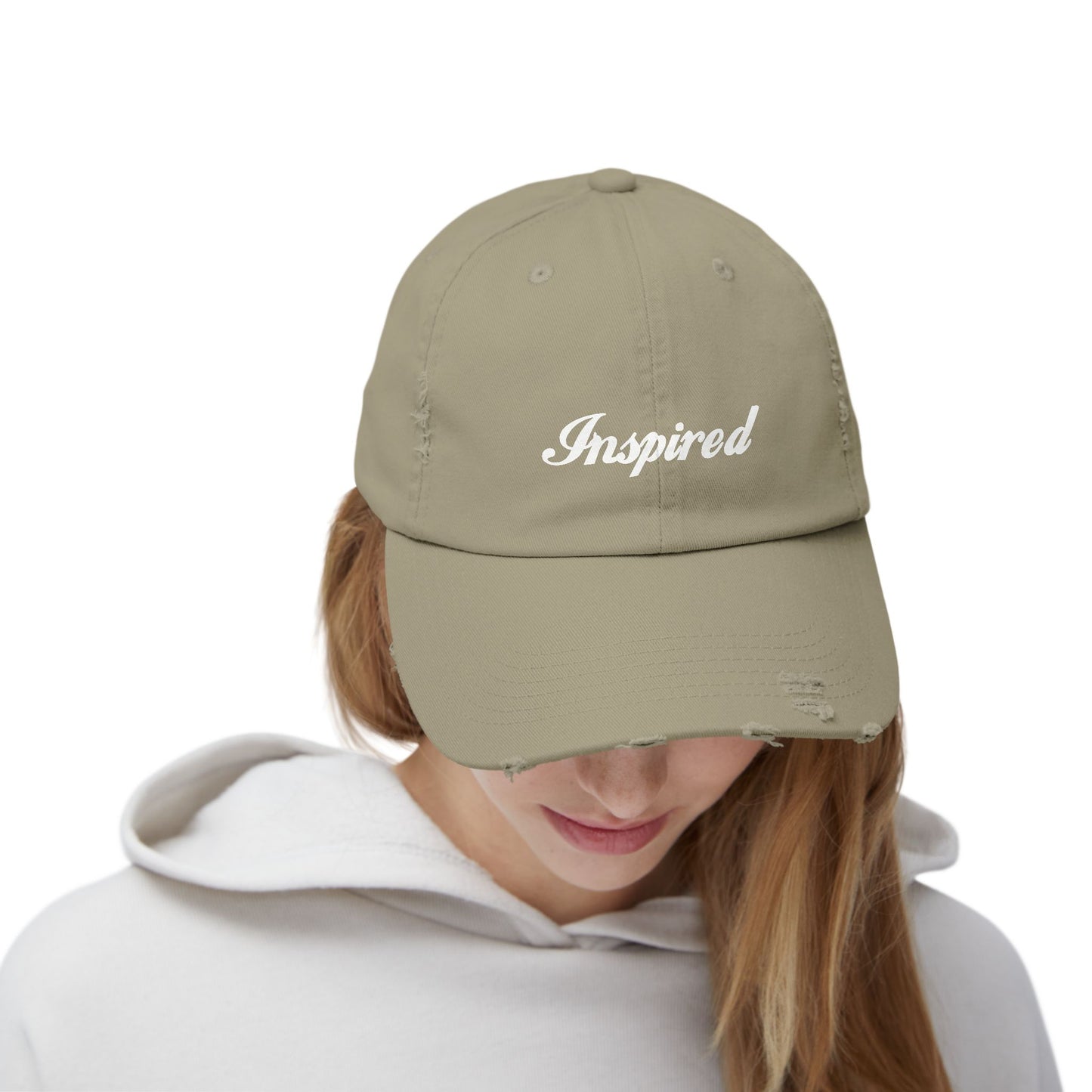 INSPIRED Unisex Distressed Cap - Inspired Fashion Accessory