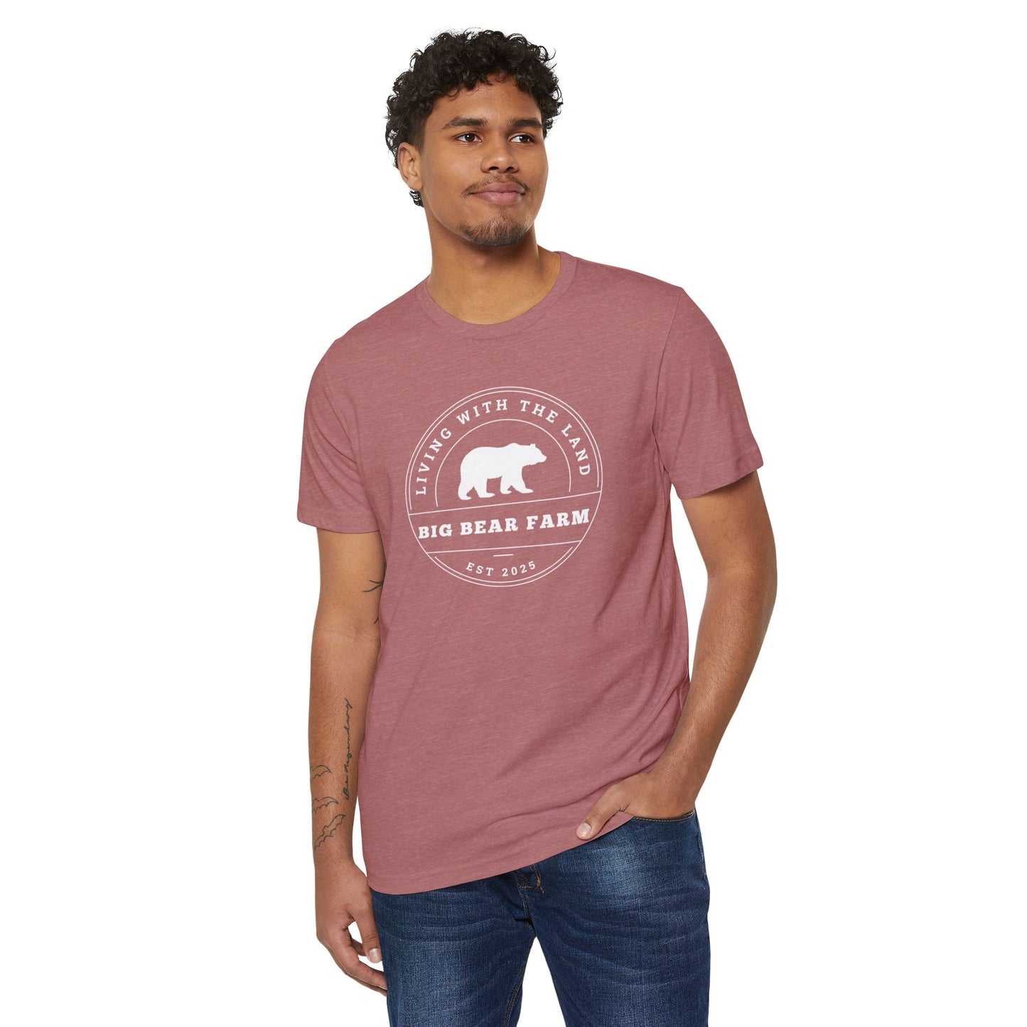 BIG BEAR FARM W UNISEX Recycled ORGANIC T-Shirt