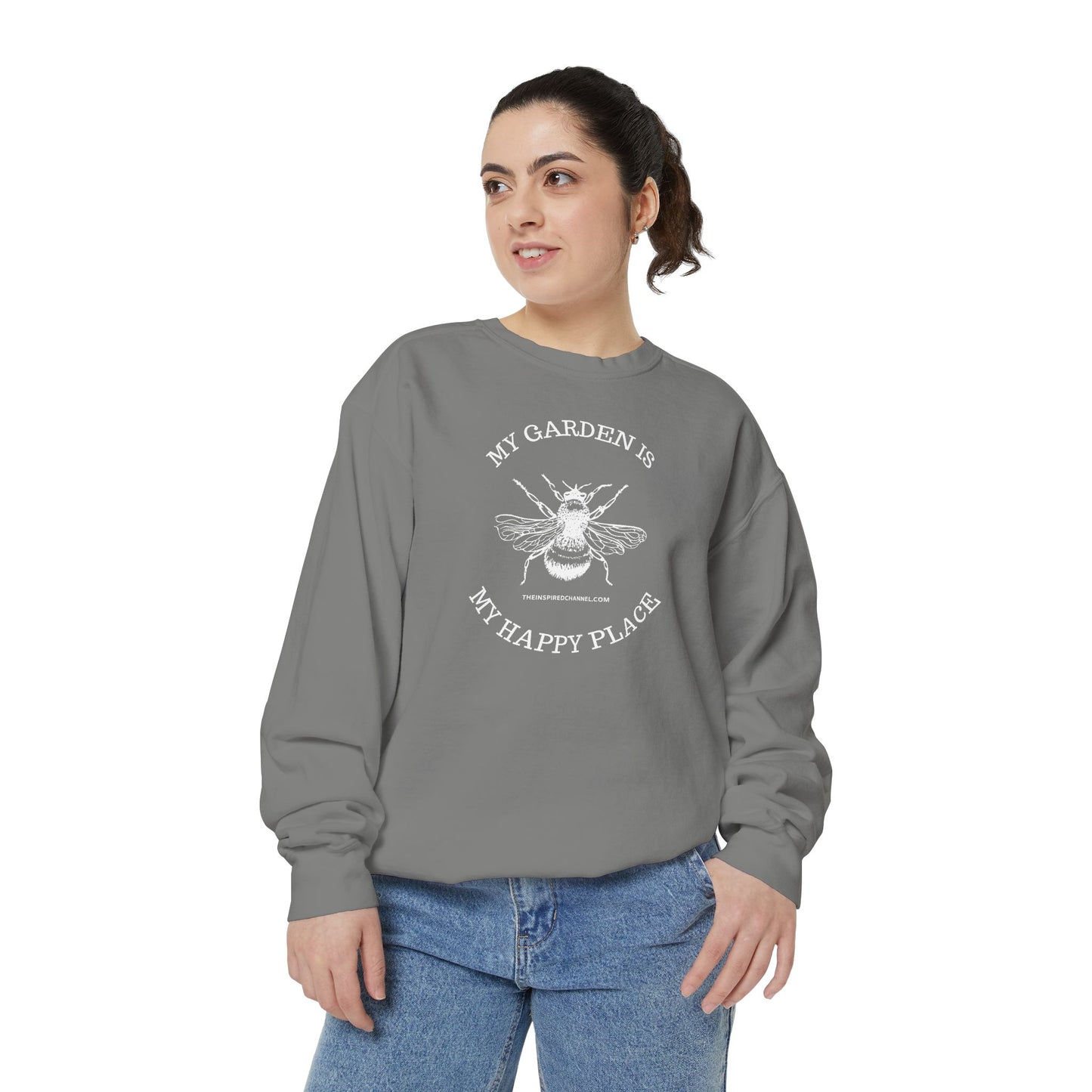INSPIRED GARDEN Unisex Dyed Sweatshirt