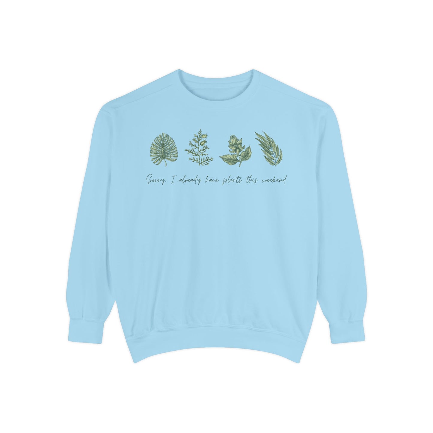 INSPIRED GARDEN P Unisex Dyed Sweatshirt