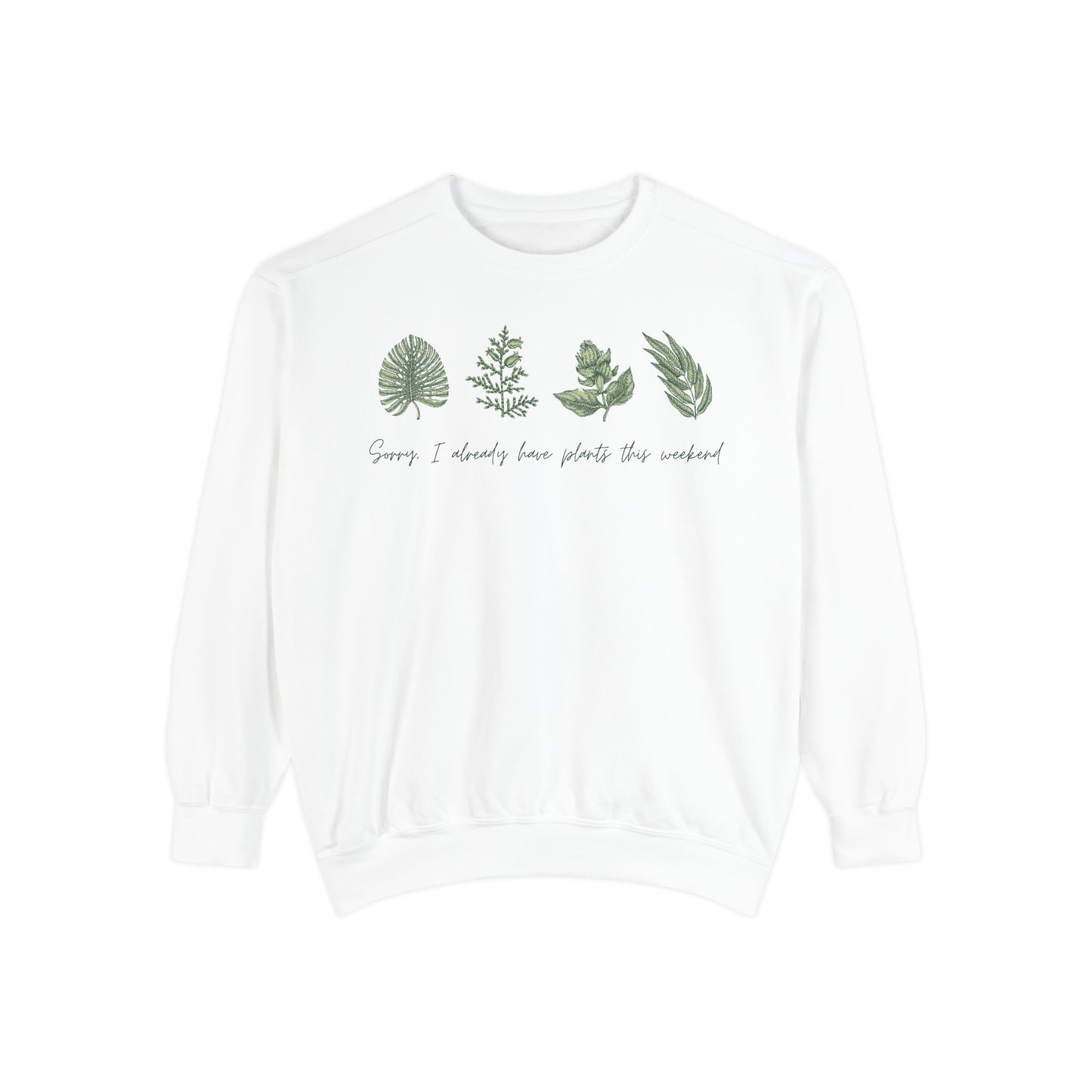 INSPIRED GARDEN P Unisex Dyed Sweatshirt
