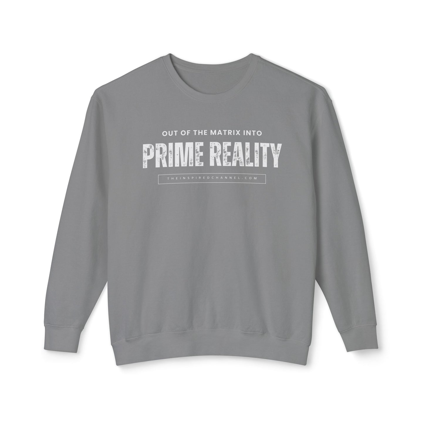 PRIME REALITY Unisex Lightweight Crewneck Sweatshirt