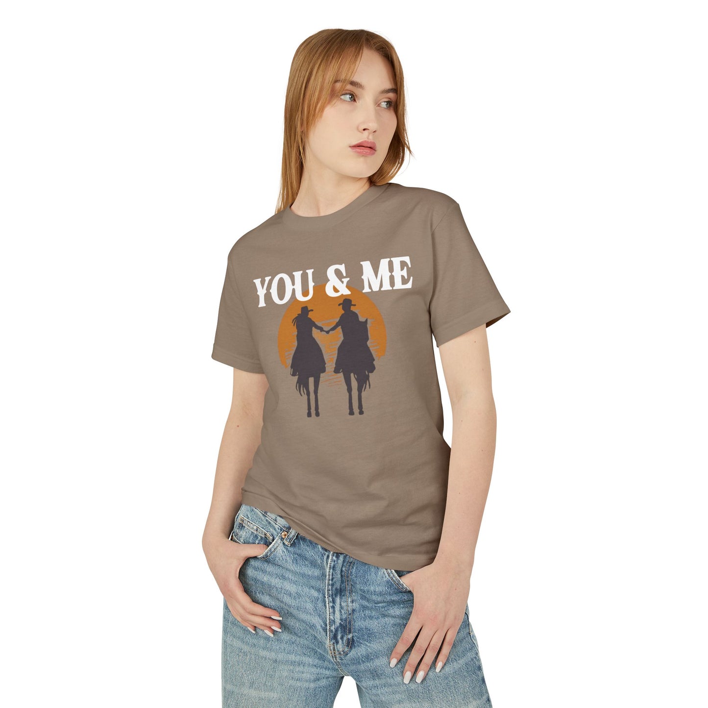 YOU AND ME UNISEX Garment-Dyed Heavyweight Cotton Tee
