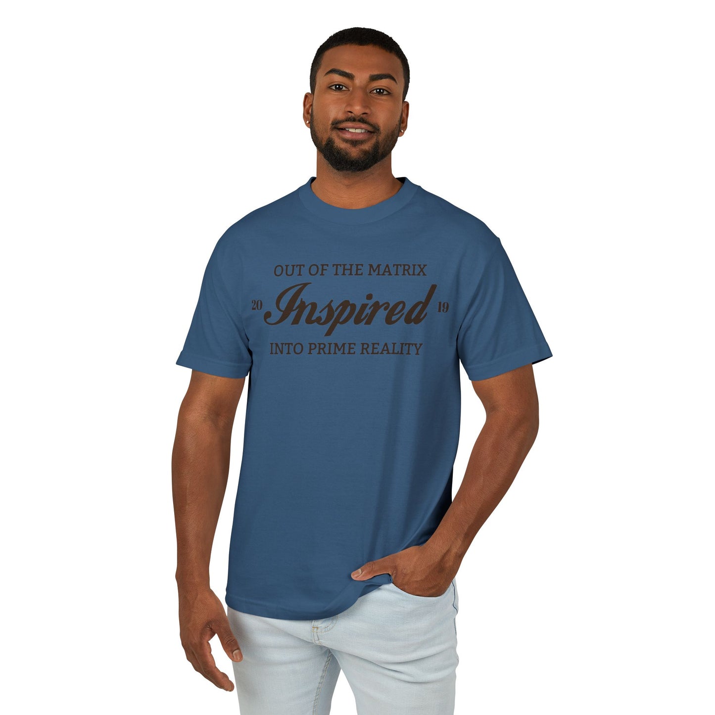 INSPIRED UNISEX PRIME REALITY Garment-Dyed Heavyweight Cotton Tee