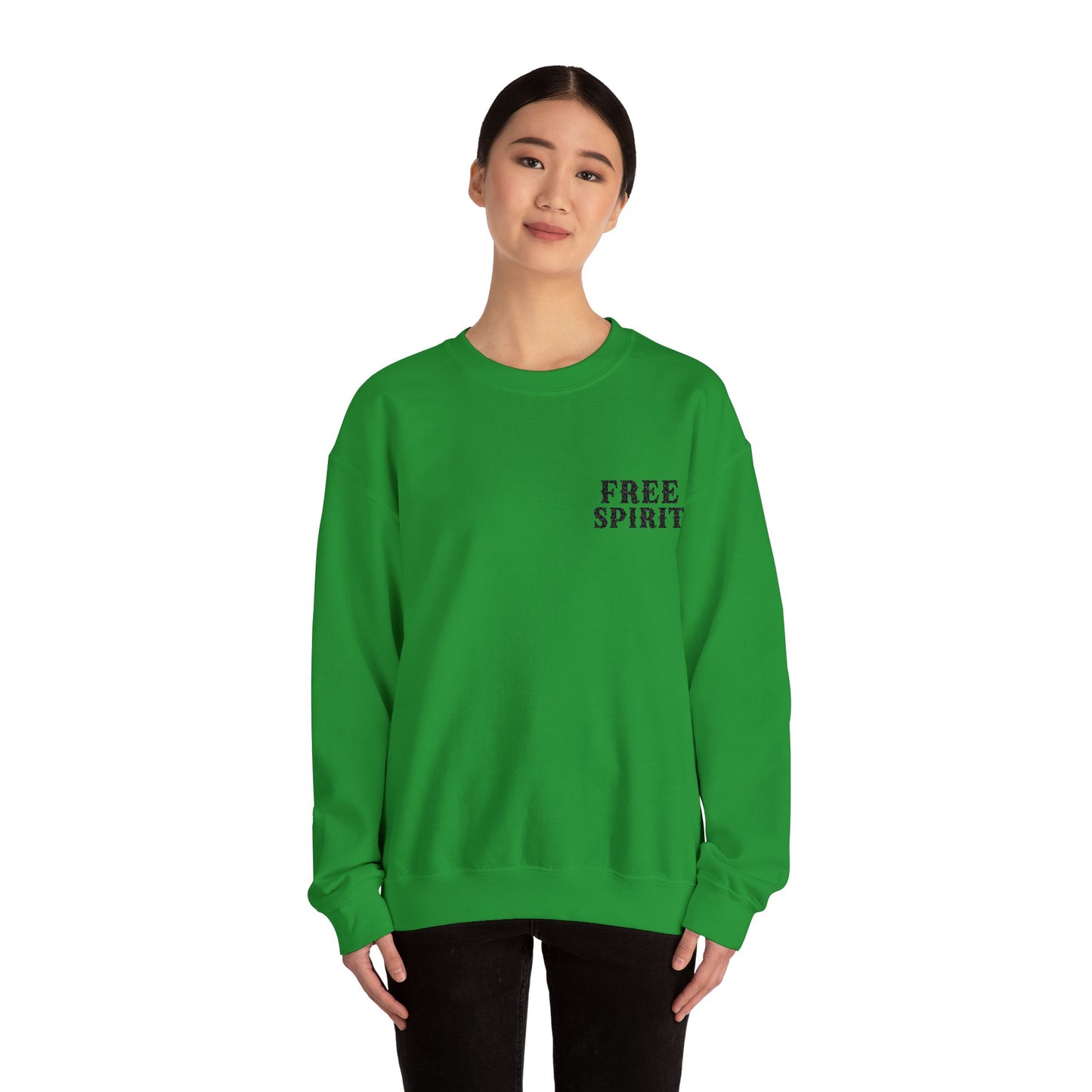 FREE SPIRIT EMBROIDERED Unisex Heavy Blend™ Crewneck Sweatshirt