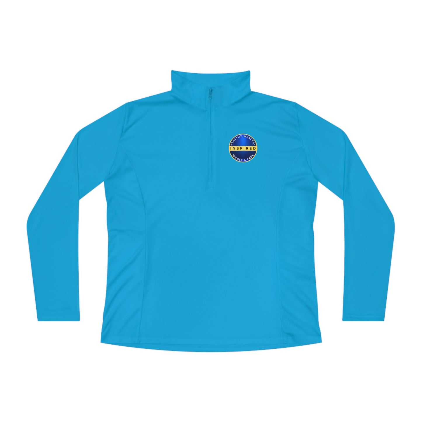 INSPIRED HWWF Ladies Quarter-Zip Pullover