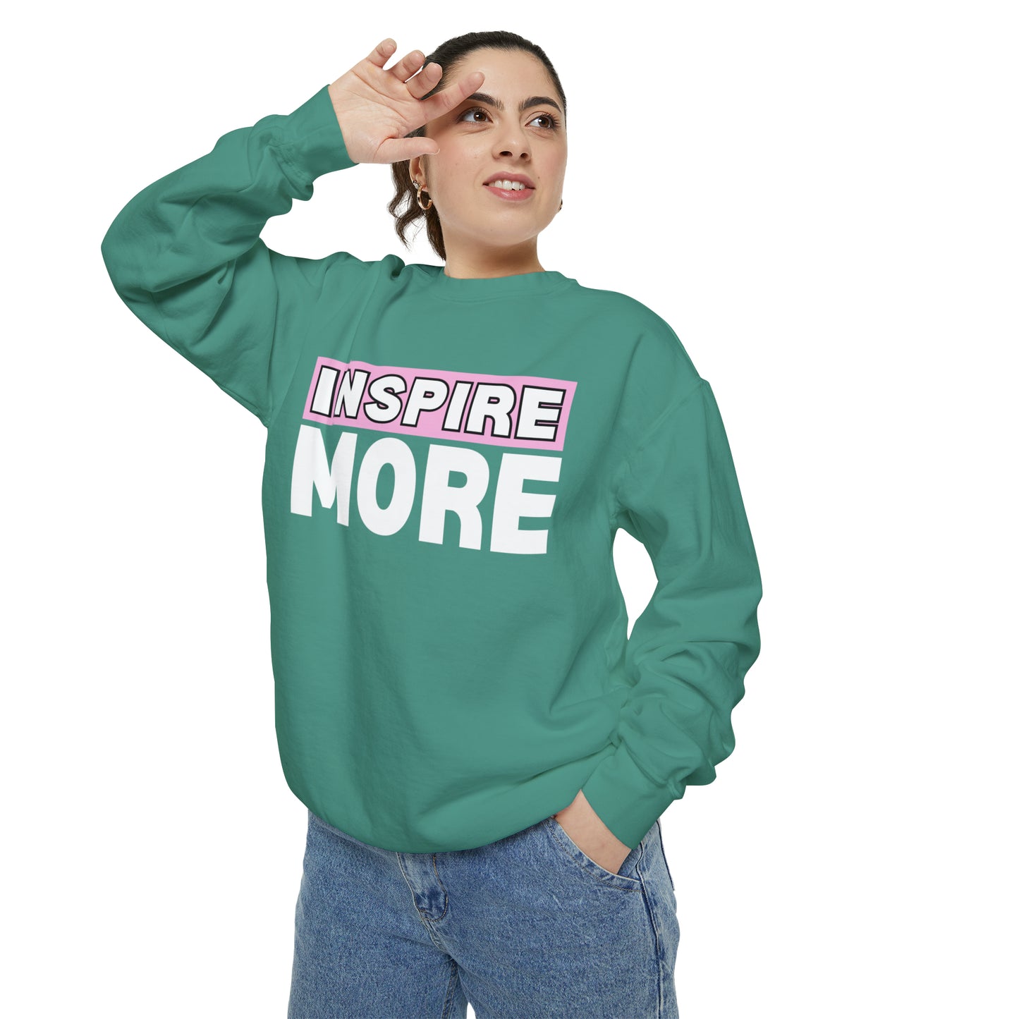 INSPIRED INSPIRE MORE Unisex Dyed Sweatshirt