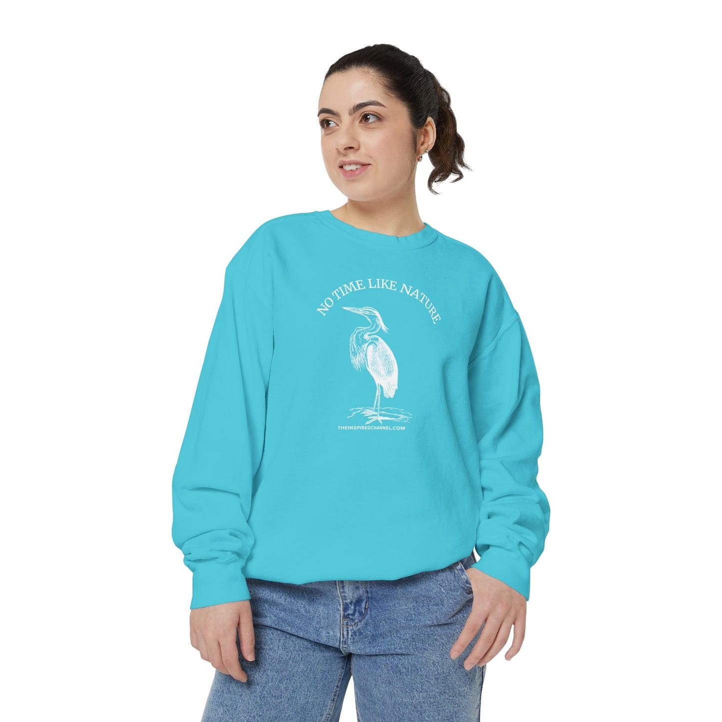 INSPIRED GARDEN Unisex Dyed Sweatshirt