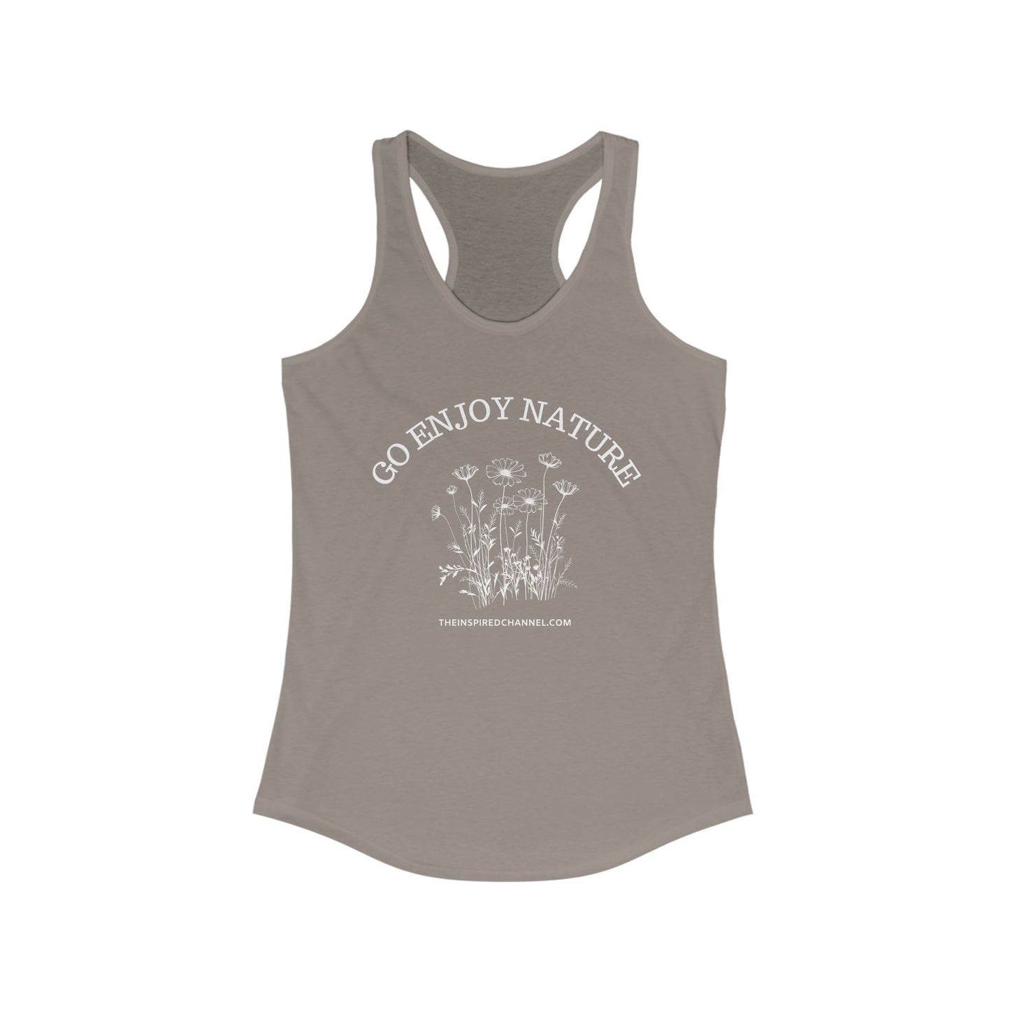 INSPIRED GARDEN Women's Ideal Racerback Tank