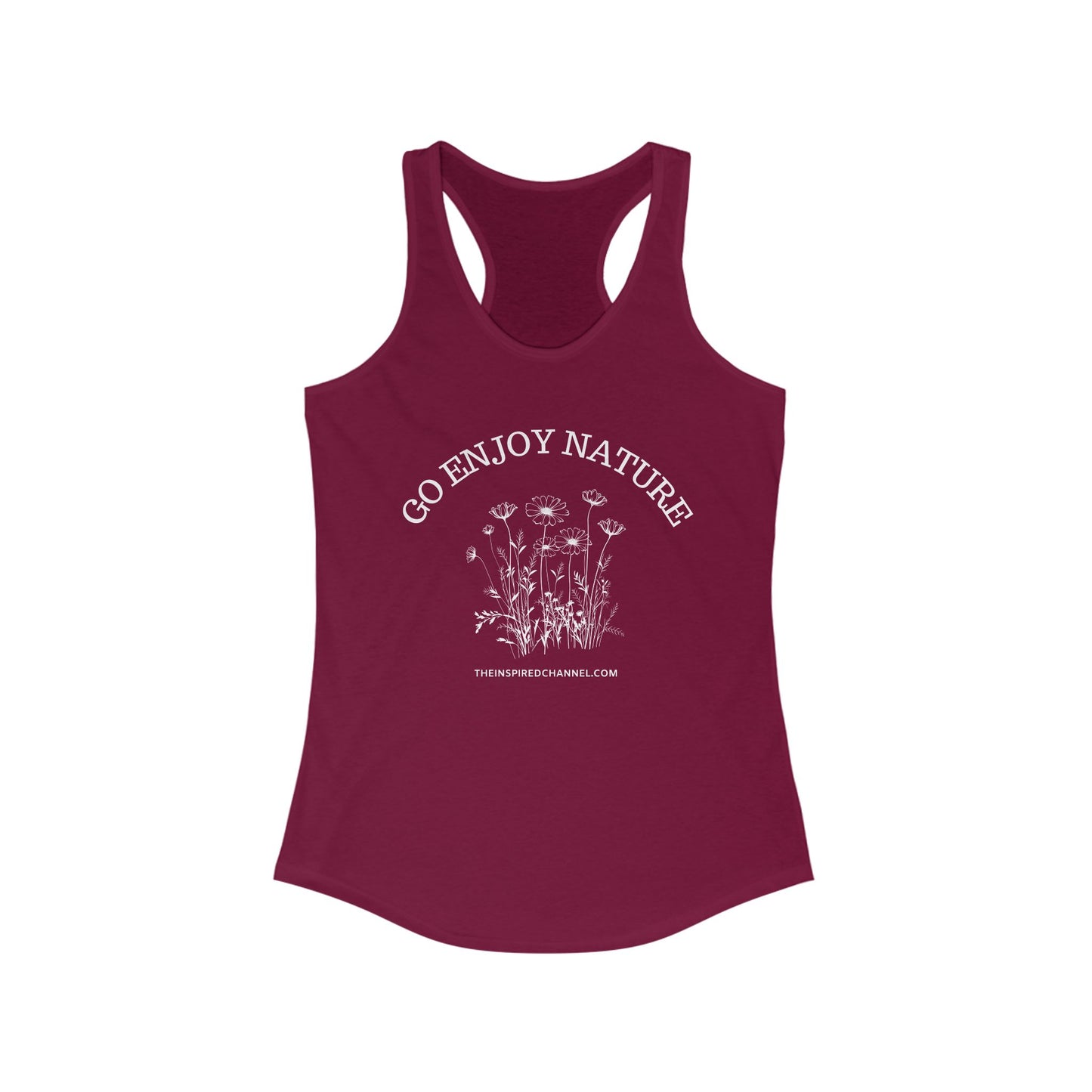 INSPIRED GARDEN Women's Ideal Racerback Tank
