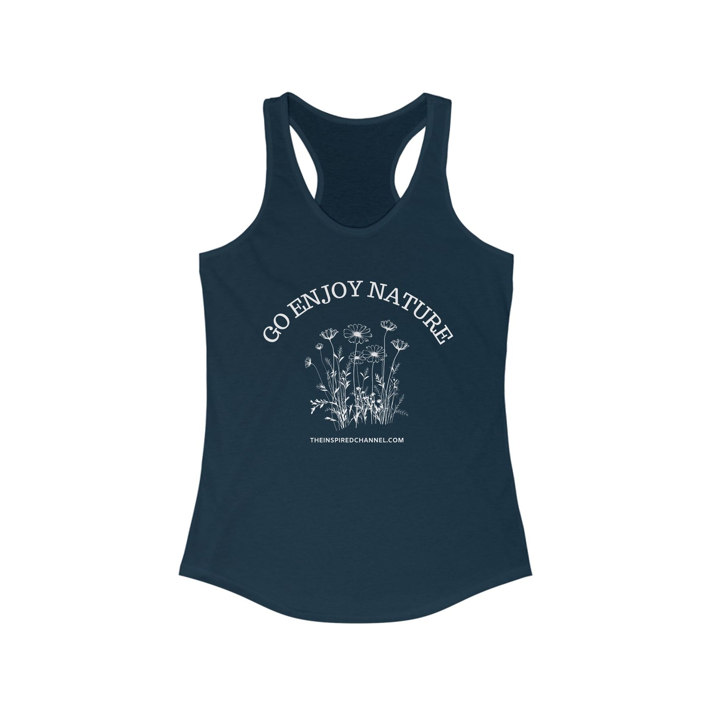 INSPIRED GARDEN Women's Ideal Racerback Tank