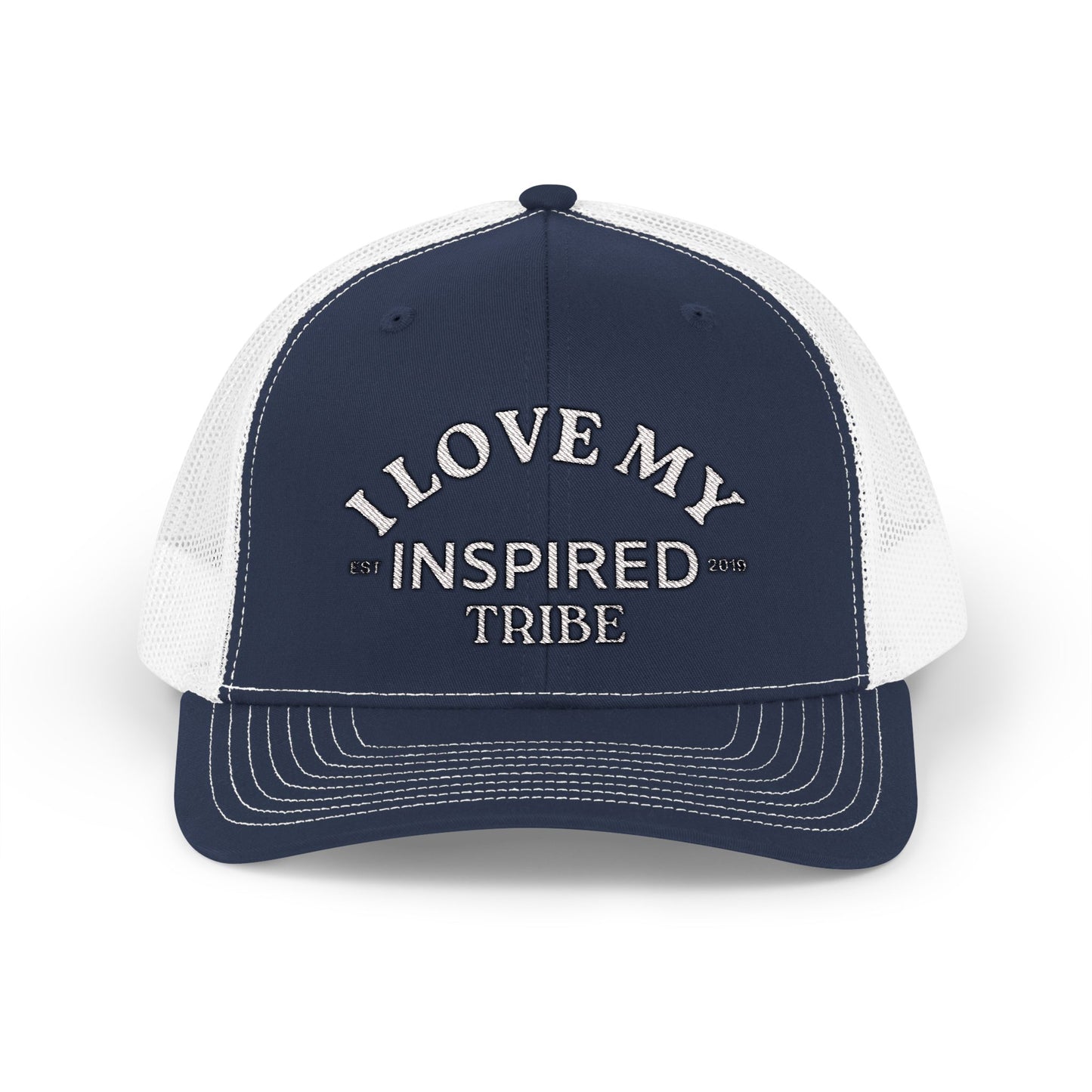 I LOVE MY INSPIRED TRIBE Embroidered Snapback Trucker Cap