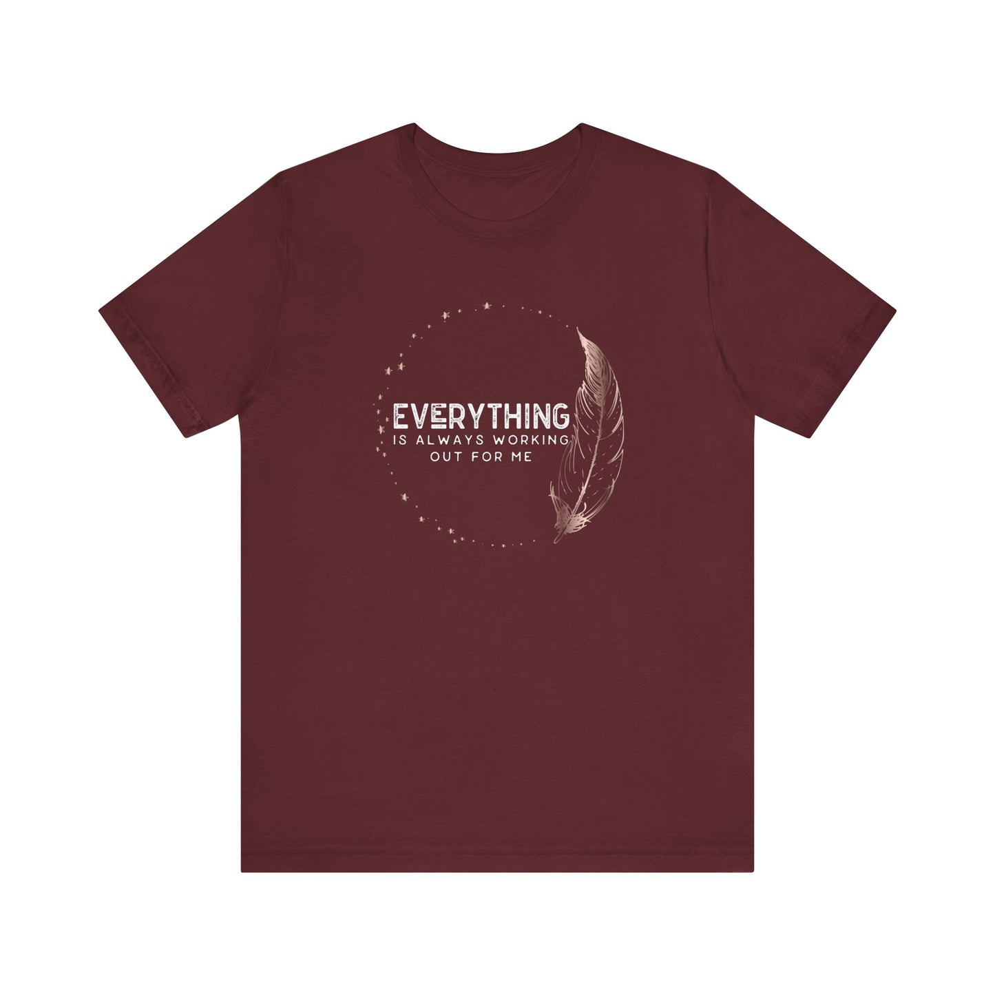 INSPIRED Everything is always ... Jersey Short Sleeve Tee