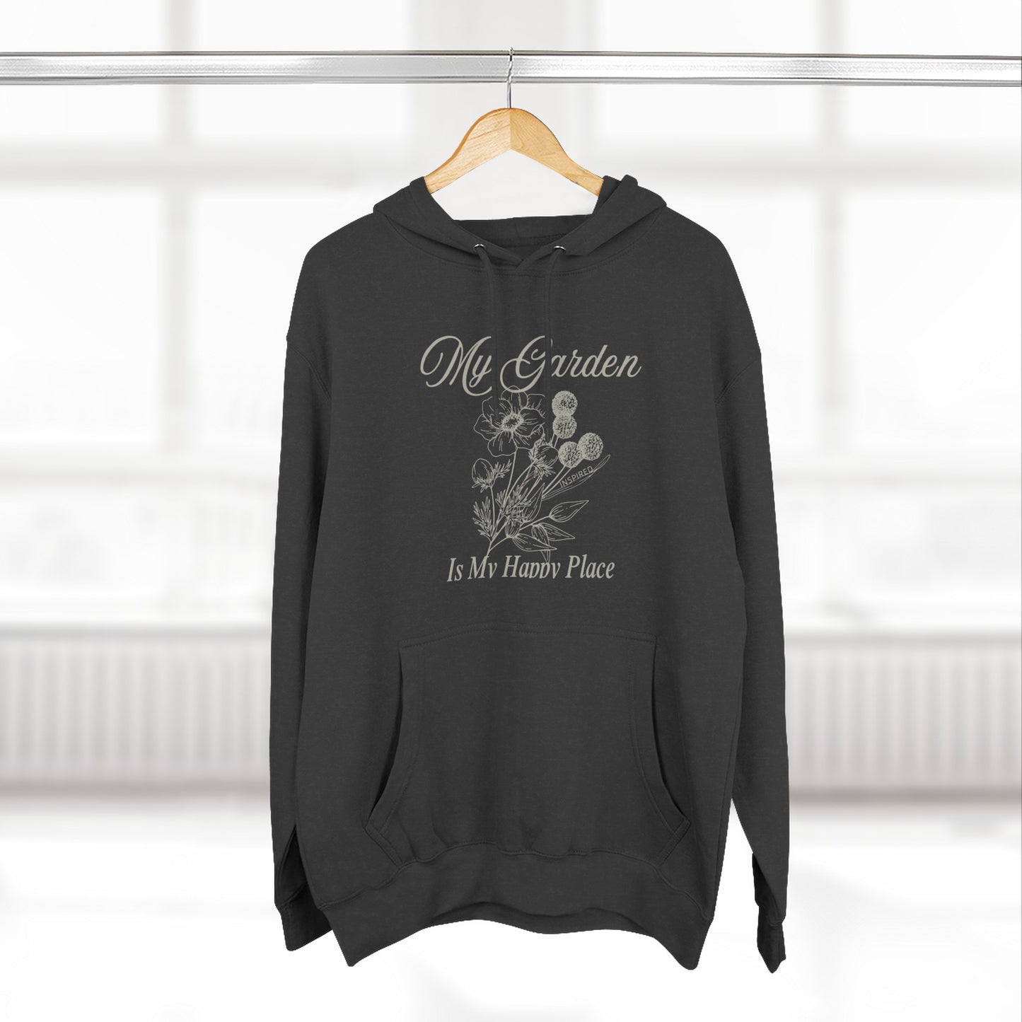INSPIRED GARDEN M Fleece Hoodie UNISEX