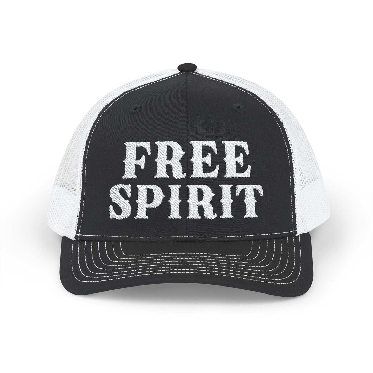 FREE SPIRIT W Embroidered Snapback Trucker Cap