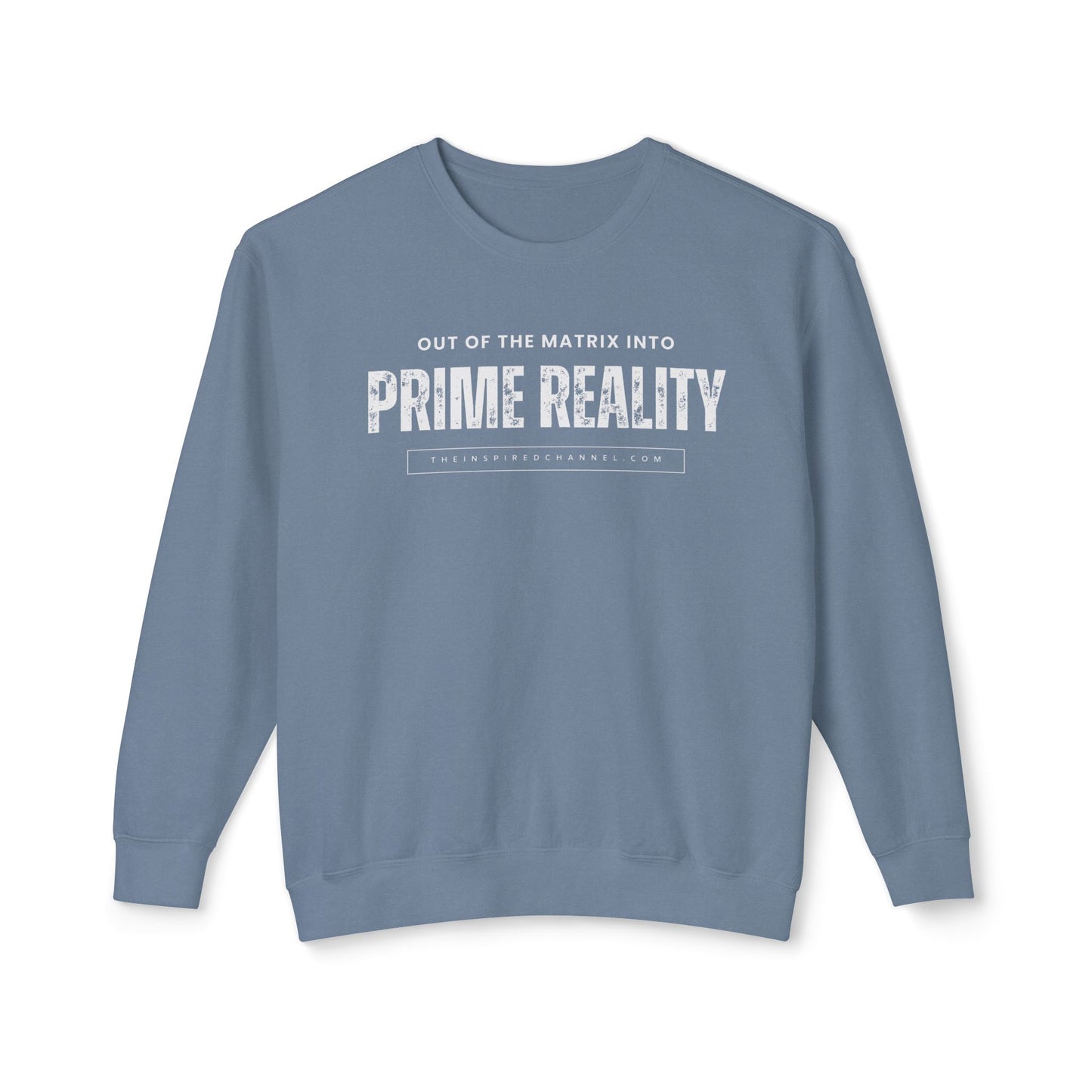 PRIME REALITY Unisex Lightweight Crewneck Sweatshirt