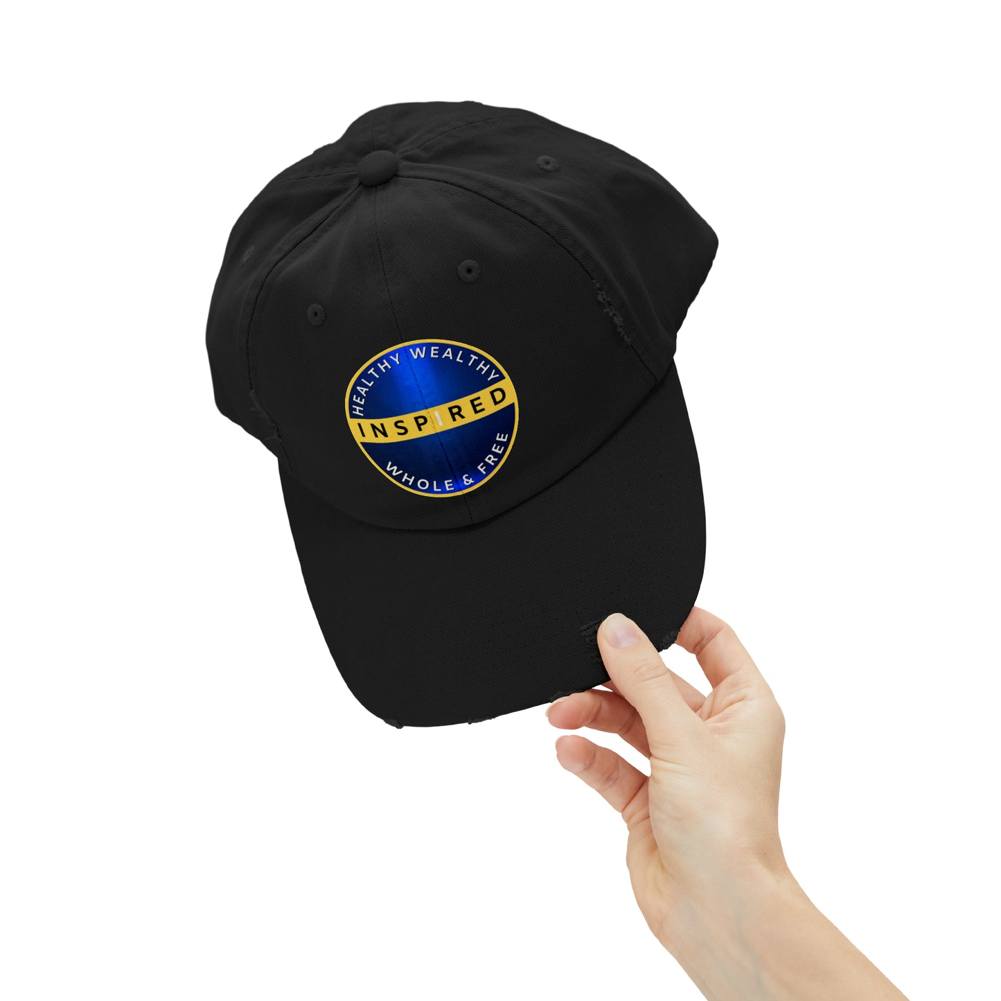 INSPIRED HWWF Unisex Distressed Cap