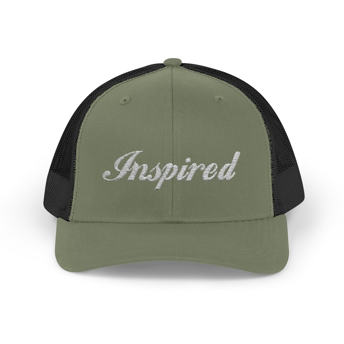 INSPIRED Embroidered Snapback Trucker Cap