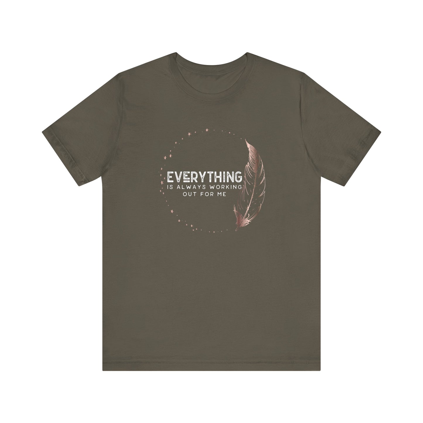INSPIRED Everything is always ... Jersey Short Sleeve Tee