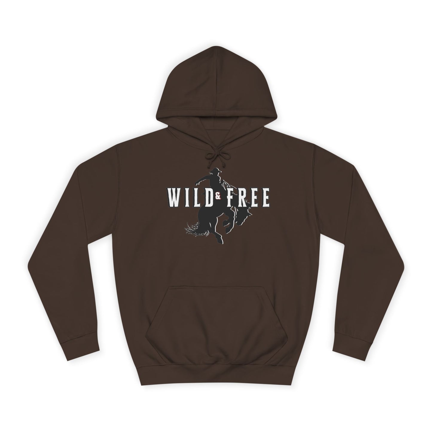 COWBOY WILD AND FREE B UNISEX College Hoodie