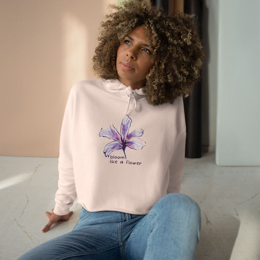 INSPIRED GARDEN Crop Hoodie