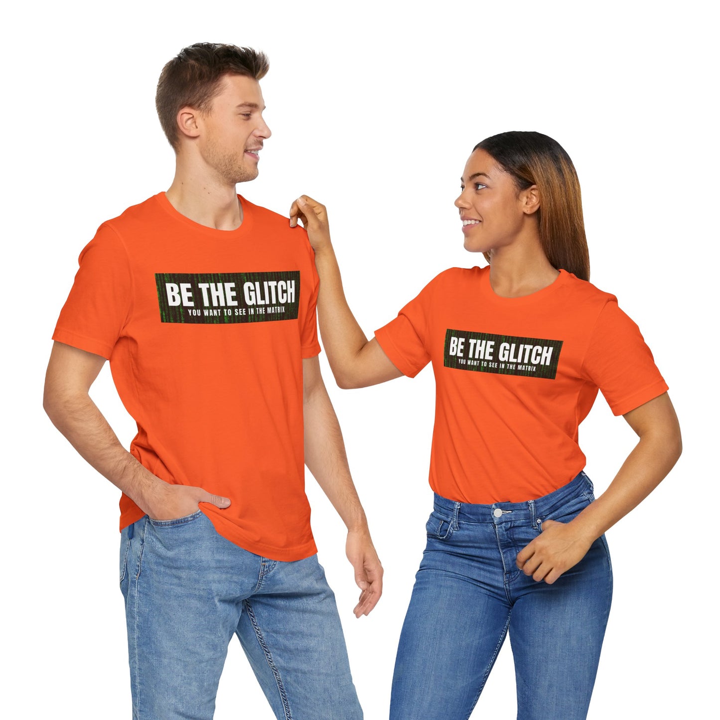BE THE GLITCH Jersey UNISEX Short Sleeve Tee