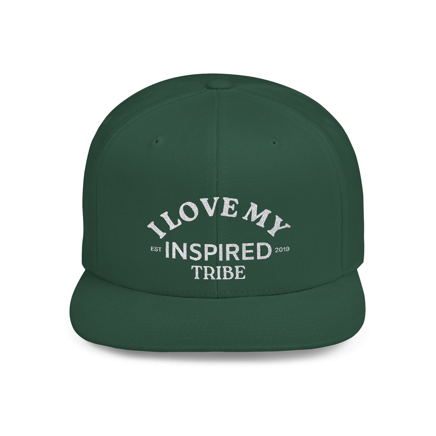 LOVE MY INSPIRED TRIBE Flat Bill Snapback