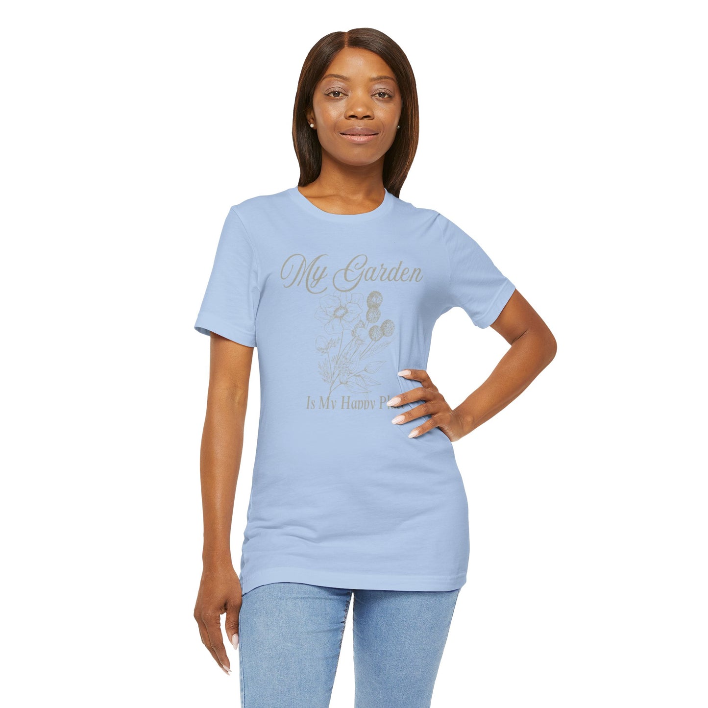 INSPIRED GARDEN M Unisex Jersey Short Sleeve Tee