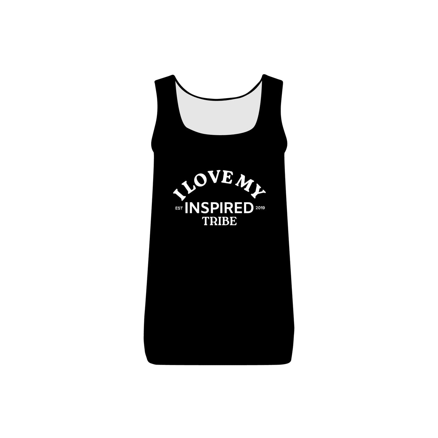 I LOVE MY INSPIRED TRIBE Women's Micro Ribbed Tank
