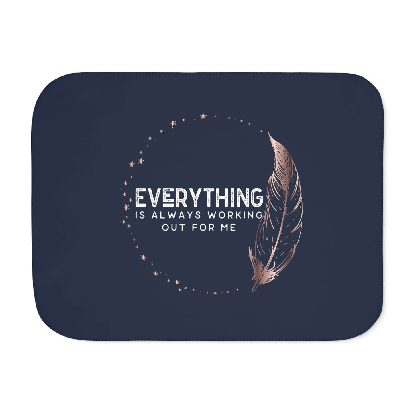 INSPIRED Everything is ... Sherpa Blanket, Two Colors