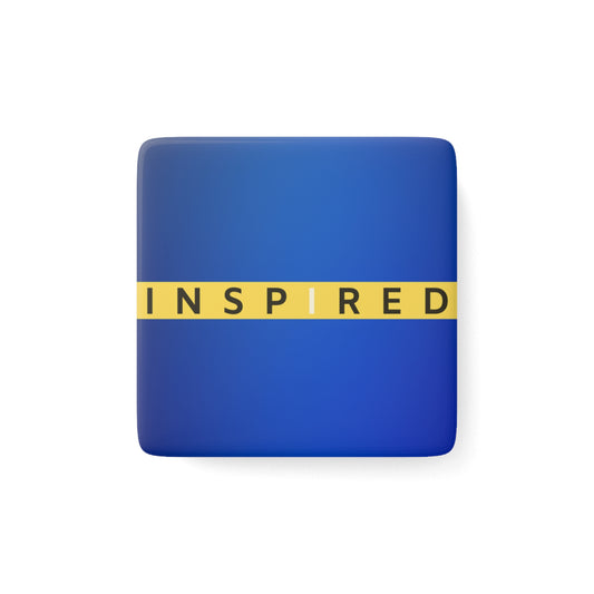 INSPIRED Original Porcelain Magnet, Square