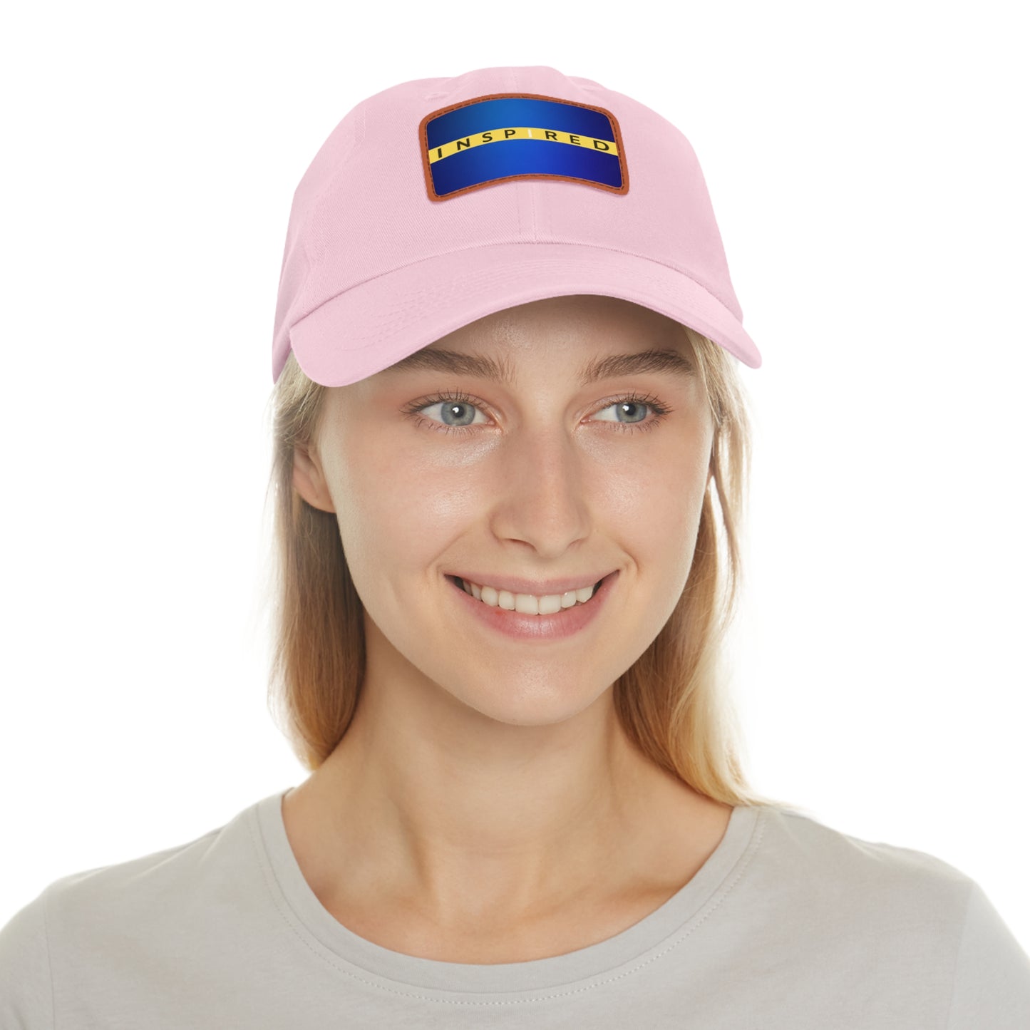 INSPIRED HWWF Dad Hat with Leather Patch
