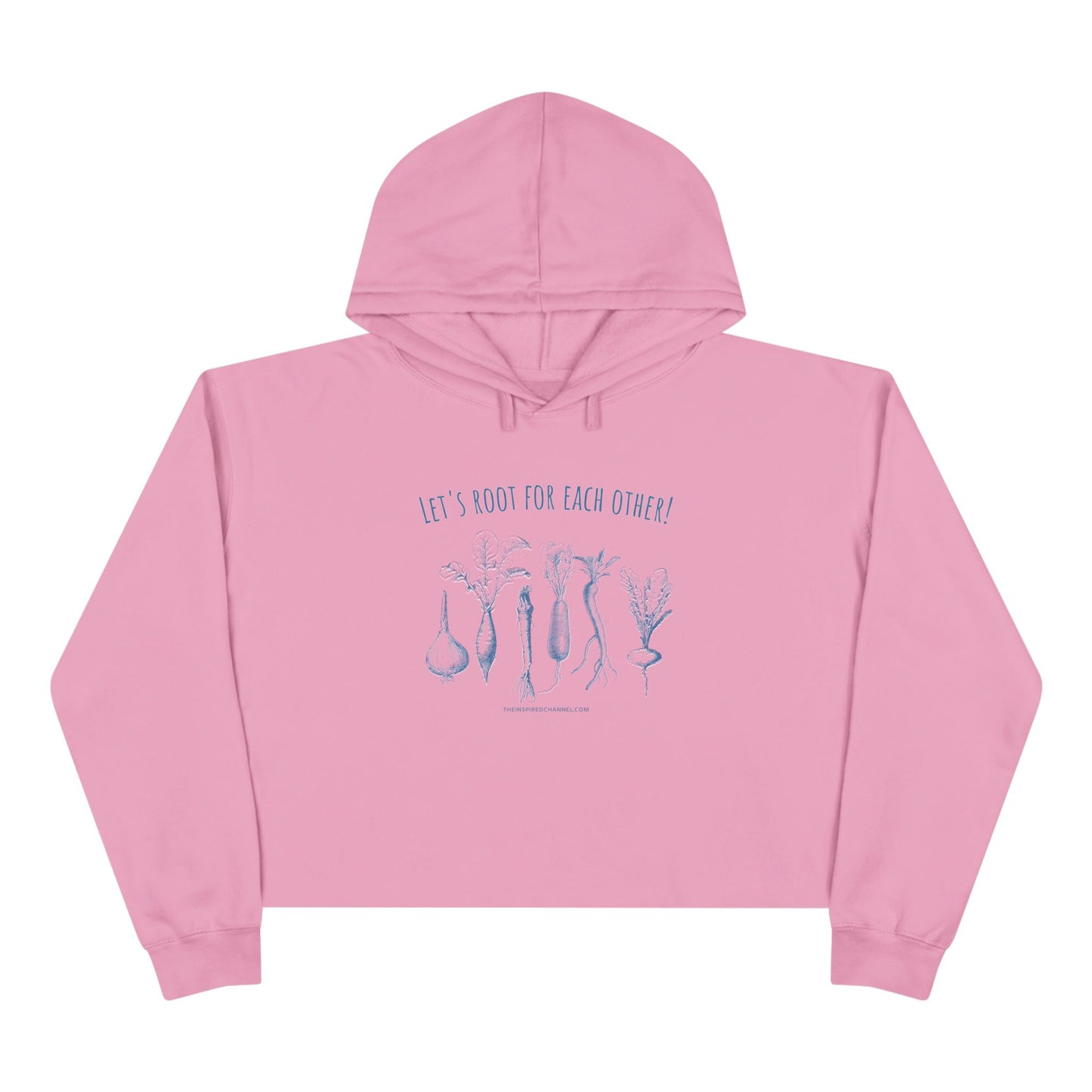 INSPIRED GARDEN L Crop Hoodie