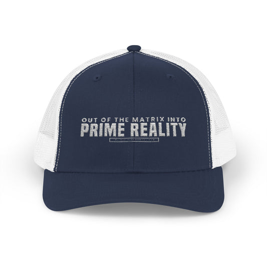 INSPIRED PRIME REALITY Embroidered Snapback Trucker Cap