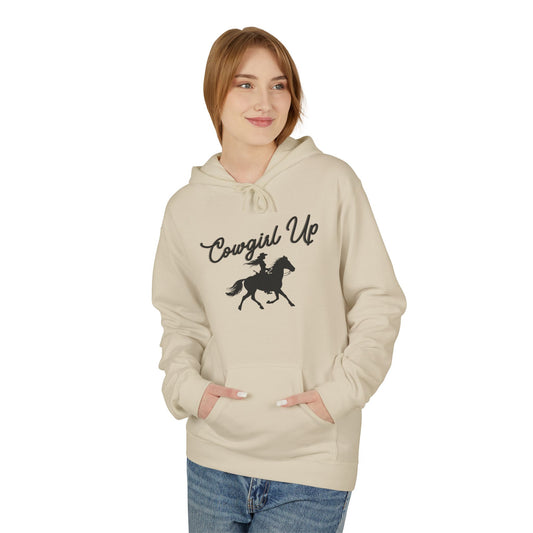 COWGIRL UP BL UNISEX Midweight Softstyle Fleece Hoodie