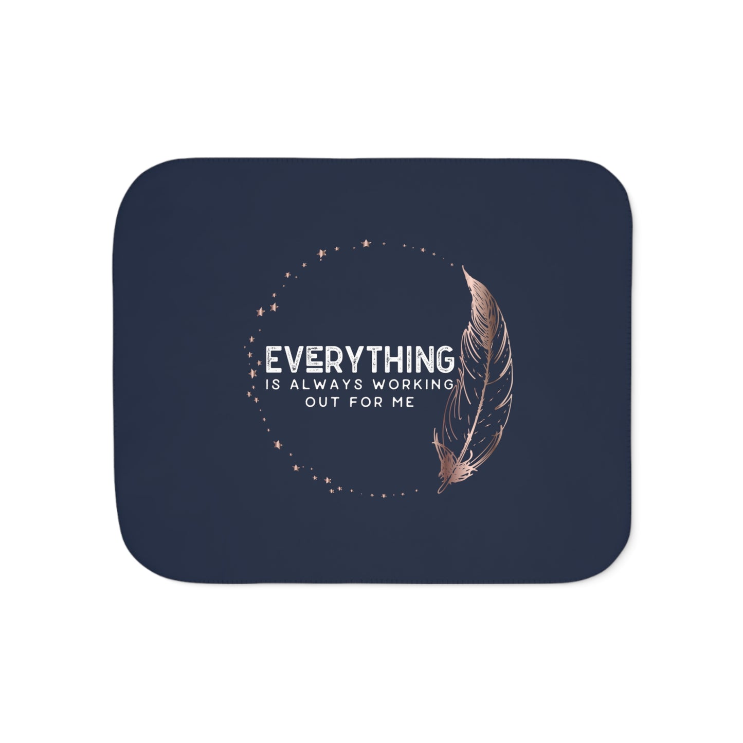 INSPIRED Everything is ... Sherpa Blanket, Two Colors