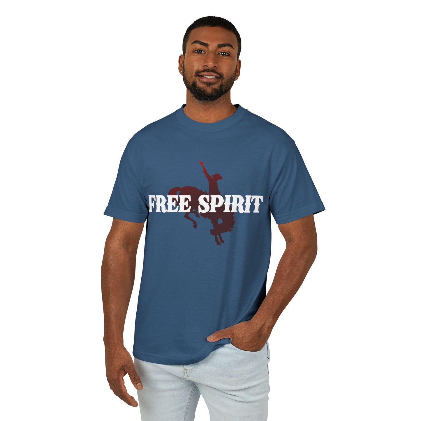 FREE SPIRIT M UNISEX Garment-Dyed Heavyweight Cotton Tee