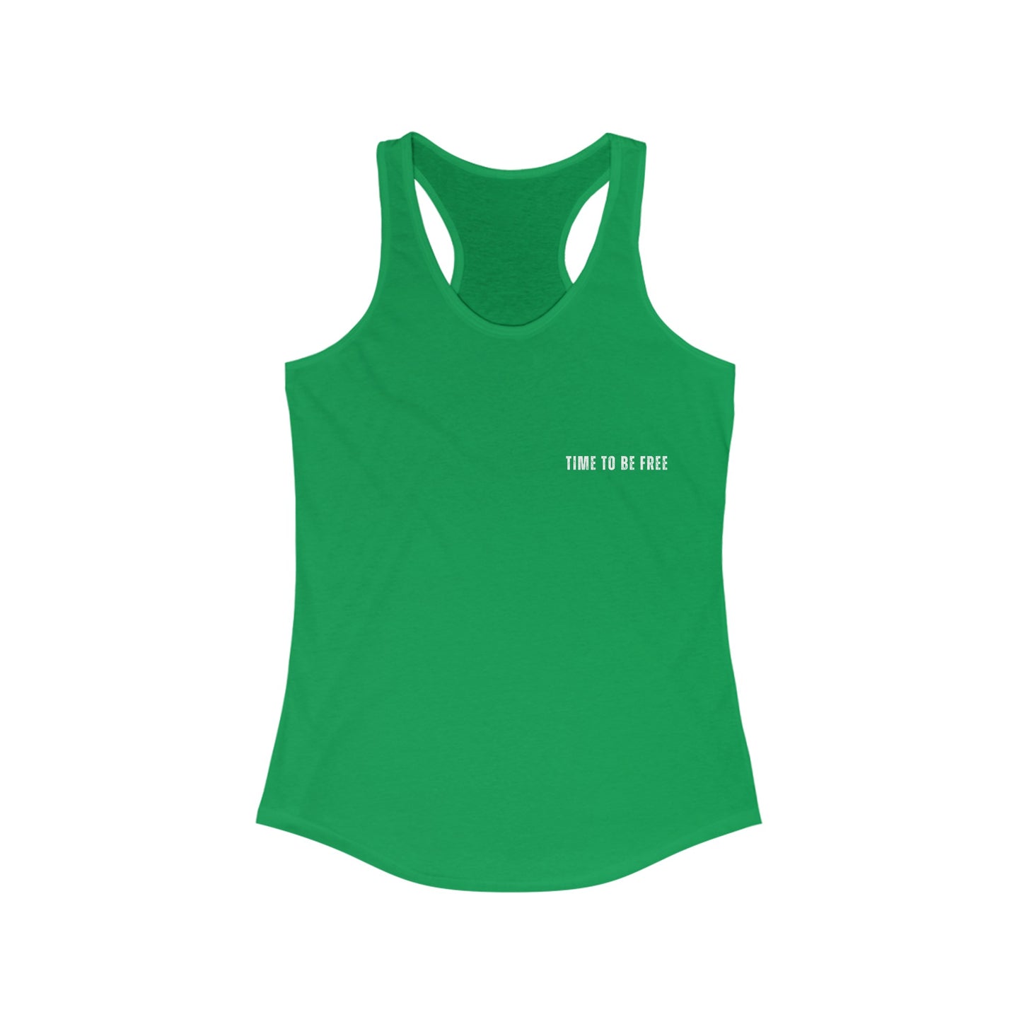 INSPIRED Time To Be Free WS WOMEN'S Racerback Tank