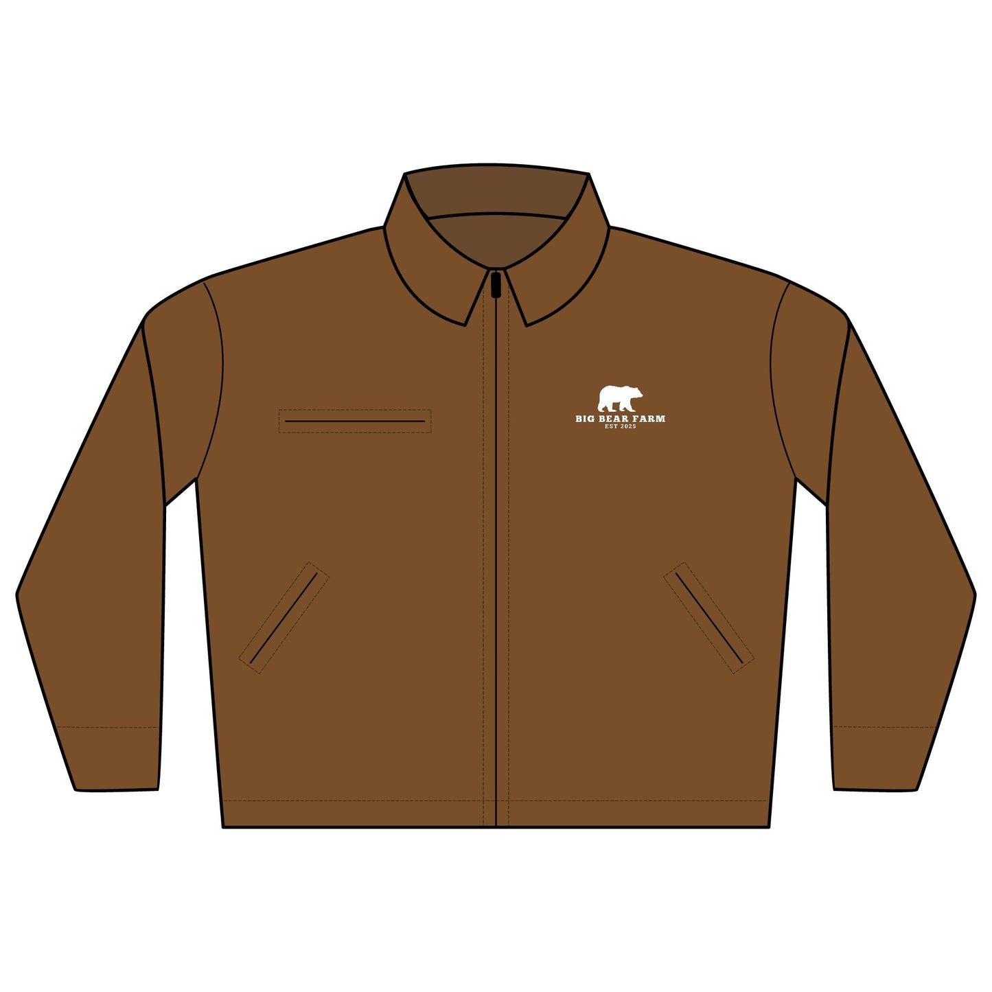 Jacket - Big Bear Farm Animals Conscious Embroidery Design