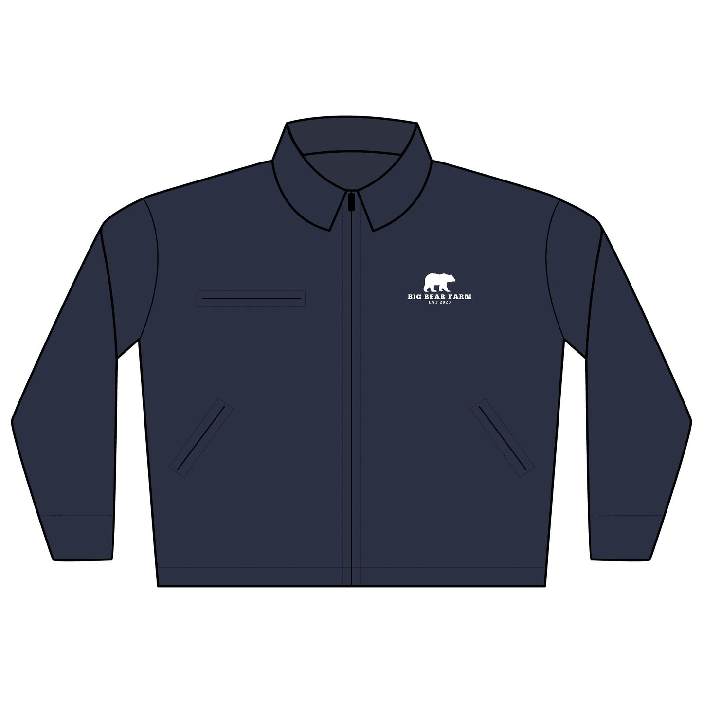 Jacket - Big Bear Farm Animals Conscious Embroidery Design