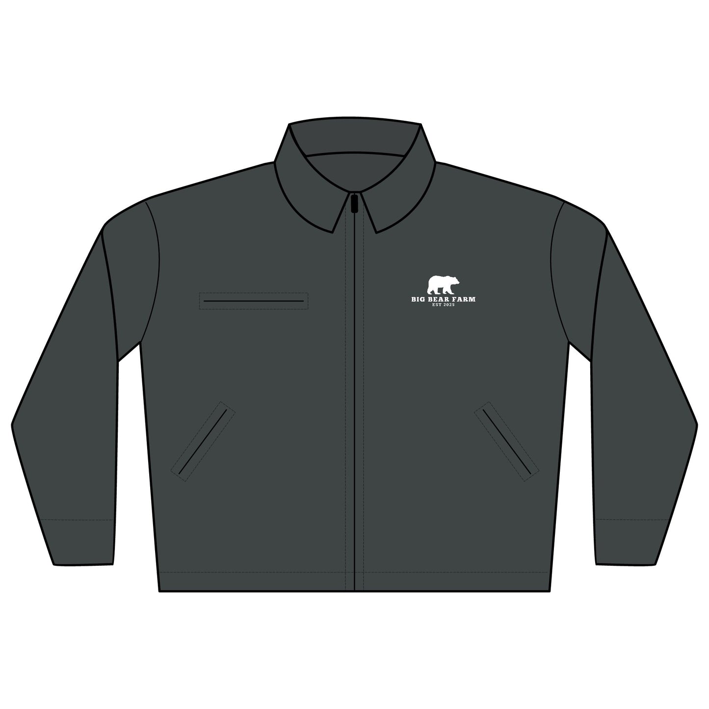 Jacket - Big Bear Farm Animals Conscious Embroidery Design