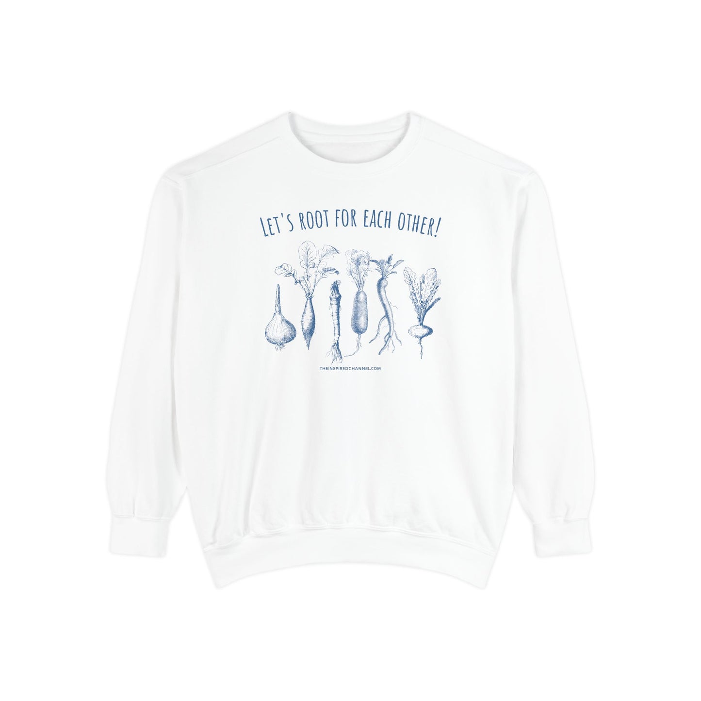 INSPIRED GARDEN L Unisex Dyed Sweatshirt