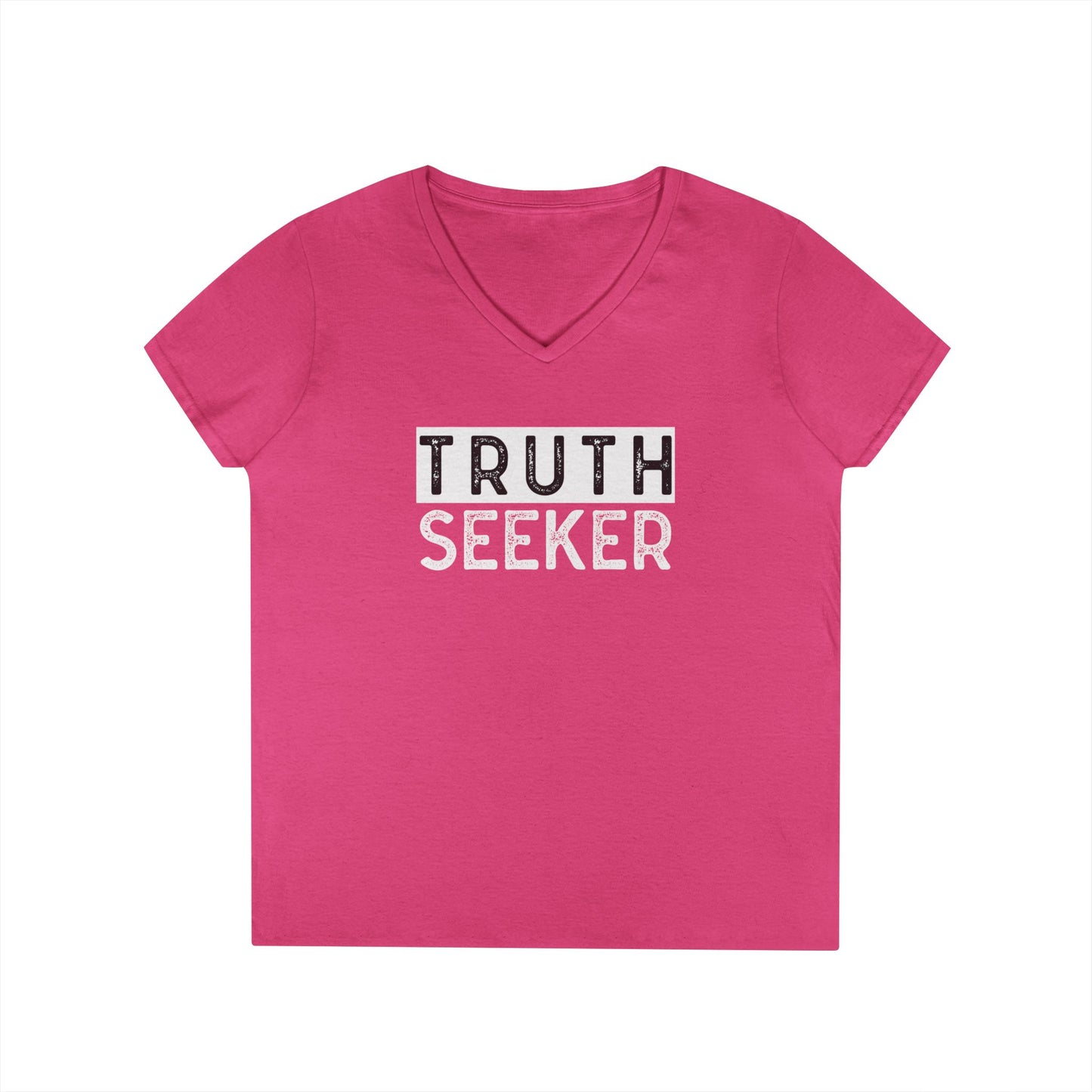 INSPIRED TRUTH SEEKER Ladies' V-Neck T-Shirt