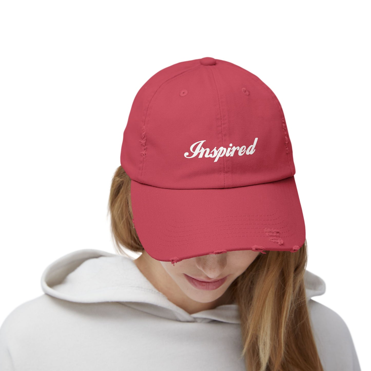 INSPIRED Unisex Distressed Cap - Inspired Fashion Accessory