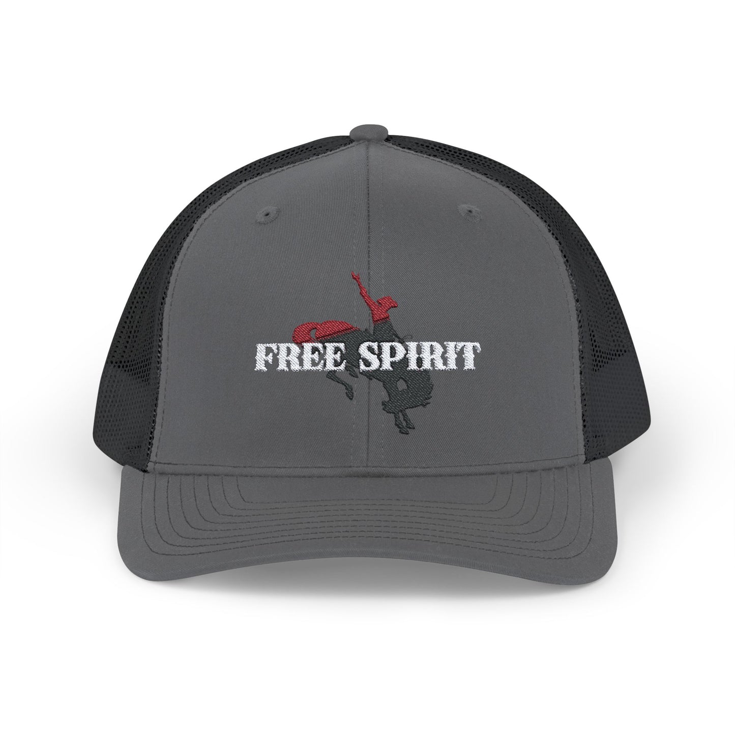 FREE SPIRIT  Embroidered Snapback Trucker Cap