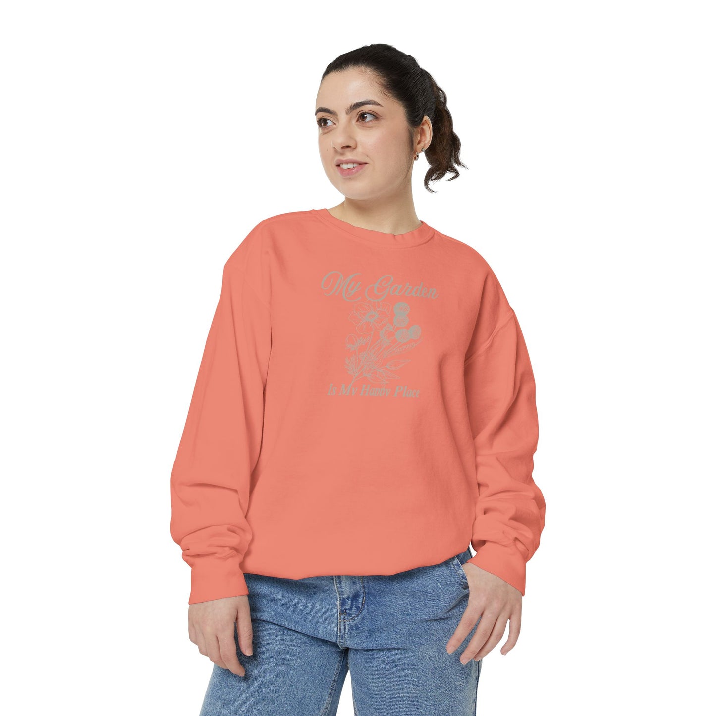 INSPIRED GARDEN M Unisex Dyed Sweatshirt