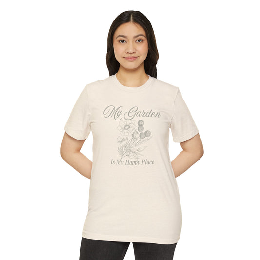 INSPIRED GARDEN M Unisex Recycled ORGANIC T-Shirt